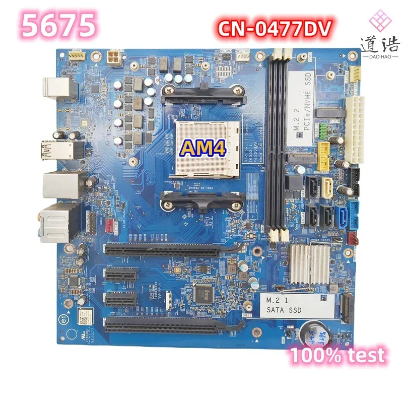 Dell piron 5675 마더보드CN-0477DV 16552-1 0477DV 477DV AM4 DDR4 메인보드 완전 작동 리퍼