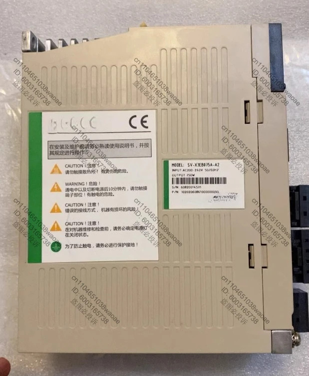 X3E 서보 드라이버 SV-X3EA075A-A2 750W 리퍼 완료 OK