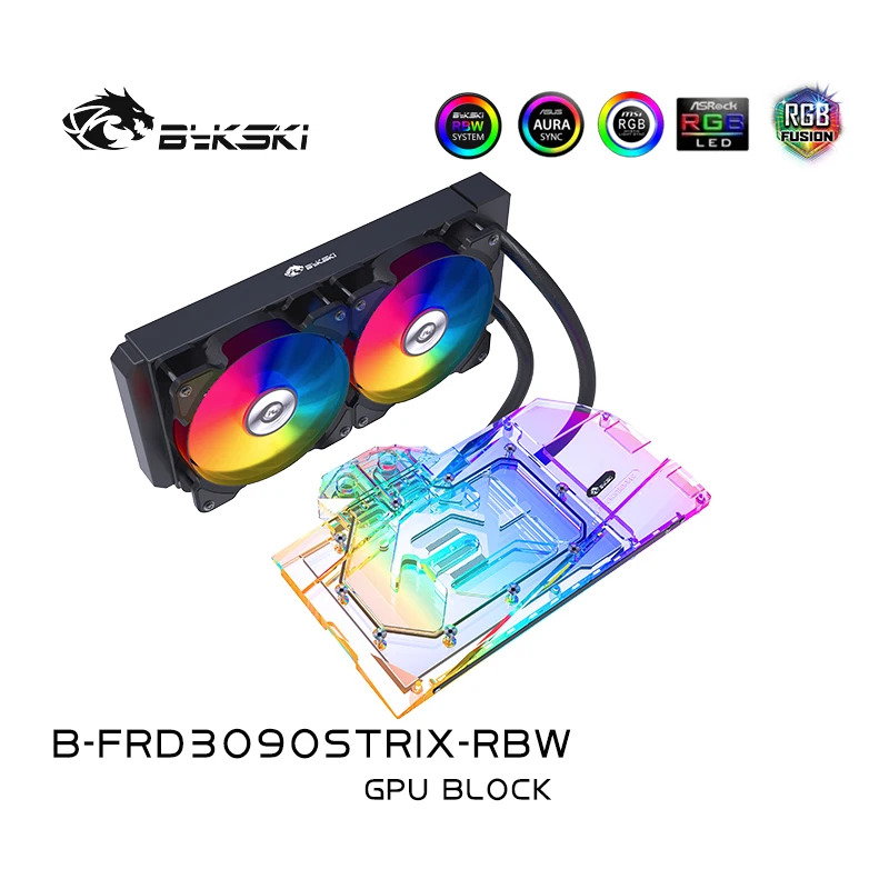 All-brand 3080 graphics card all-in-one water-cooled heat dissipation full-coverage cold head RTX30