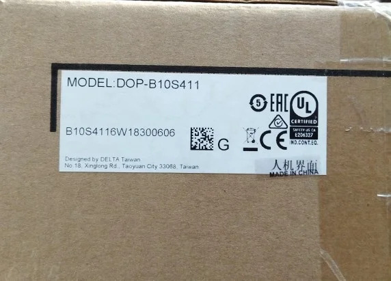 DOP-B10S411 오리지널 델타 터치 스크린 포장 신