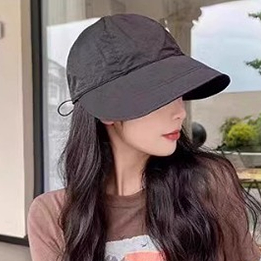 여성버킷햇 챙넓은 바스락 보넷모자 자외선차단 여름모자 박대표마켓 - 상세 이미지 4
