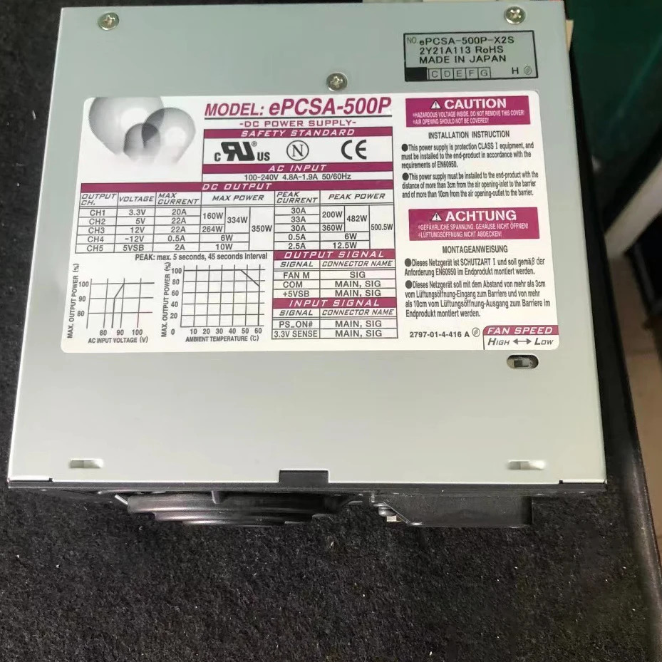 EPCSA-500P ePCSA-500P-X2S Nipron 500W 전원공급장치