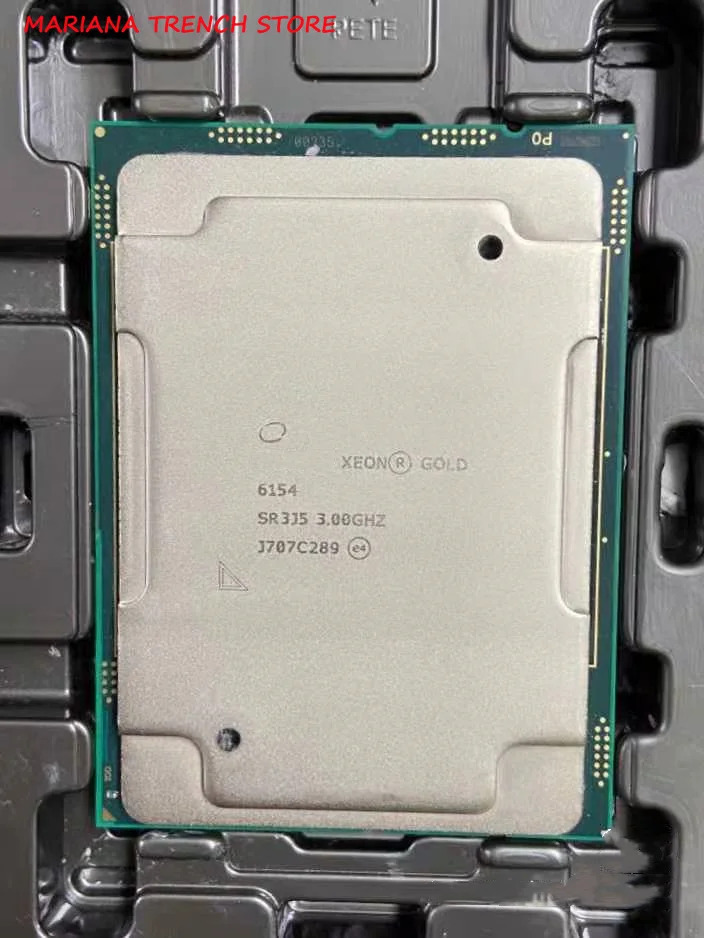 Xeon 확장 프로세서골드 6154 프로세서 18 코어 36 스레드 기본 주파수 3.00 GHz 터보 3.70