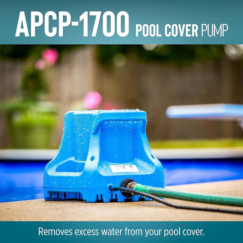 리틀 자이언트 APCP-1700 115볼트, 1/3 , 1745 GPH, 자동, 잠수식, 수영장 커버 펌프, 25피트 코드, 라이트 블루, 577301 Light Blue - 상세 이미지 2