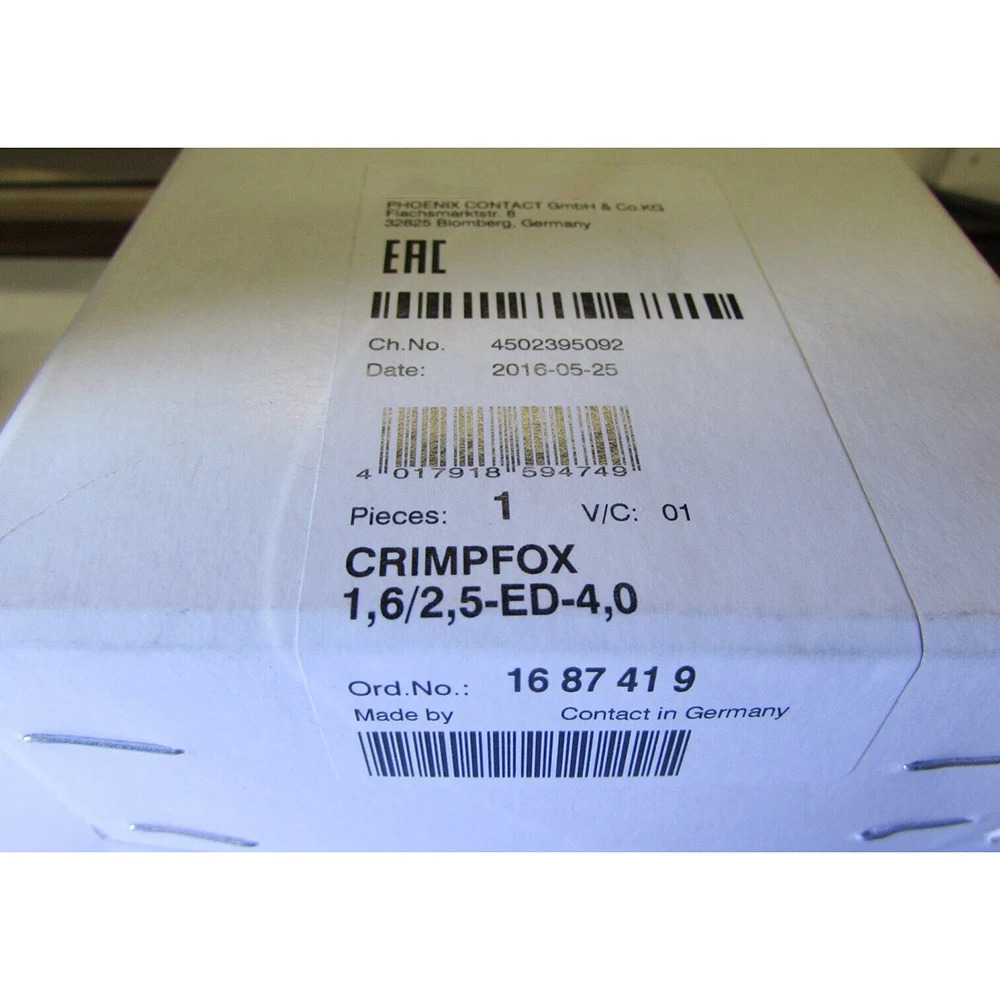 Phoenix 압착 플라이어 CRIMPFOX-16/25-ED-401687419
