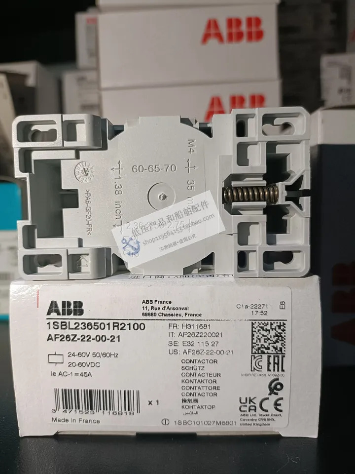 오리지널 ABB DC AC 공통 접촉기 AF26Z- 22-00-21 24-60VAC/DC 신