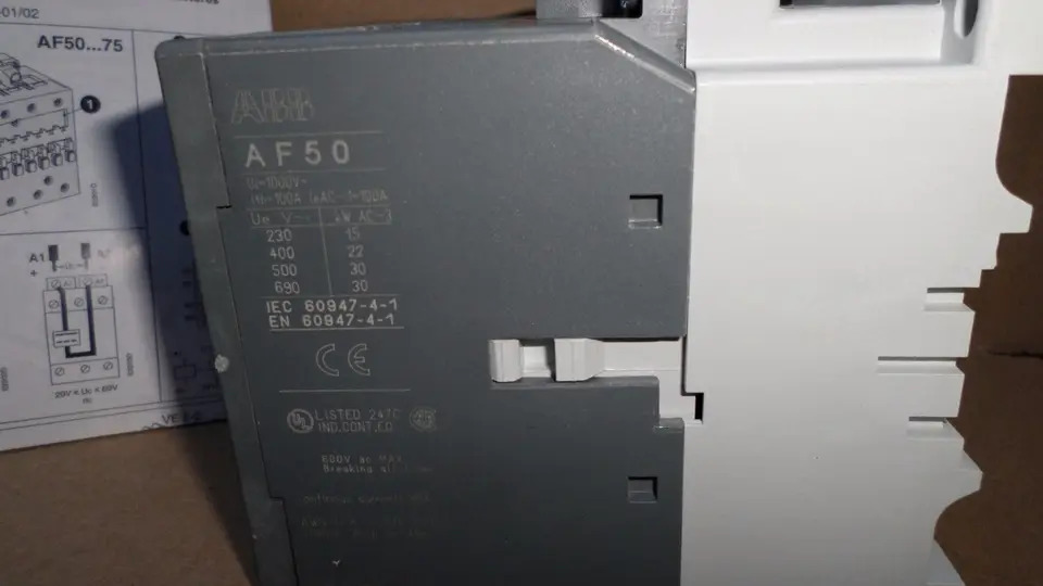 ABB AC DC 접촉기 AF50-40-00 20-60VDC 공유 신