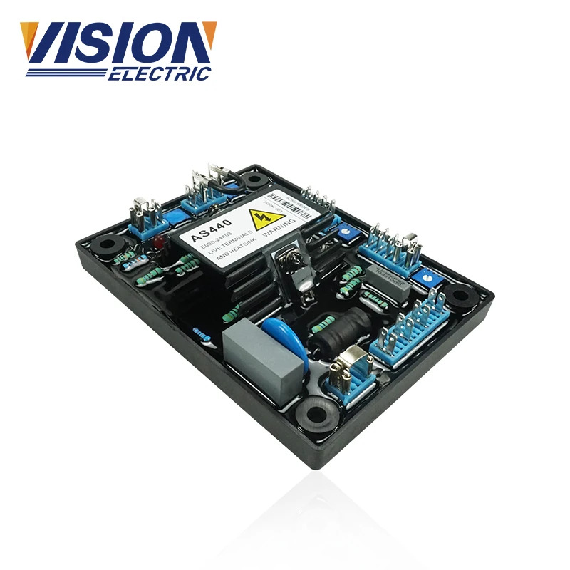 CE 인증 브러시리스 발전기 예비 부품 AS440 자동 전압 조정기 R AS 440 디젤 엔진 220v
