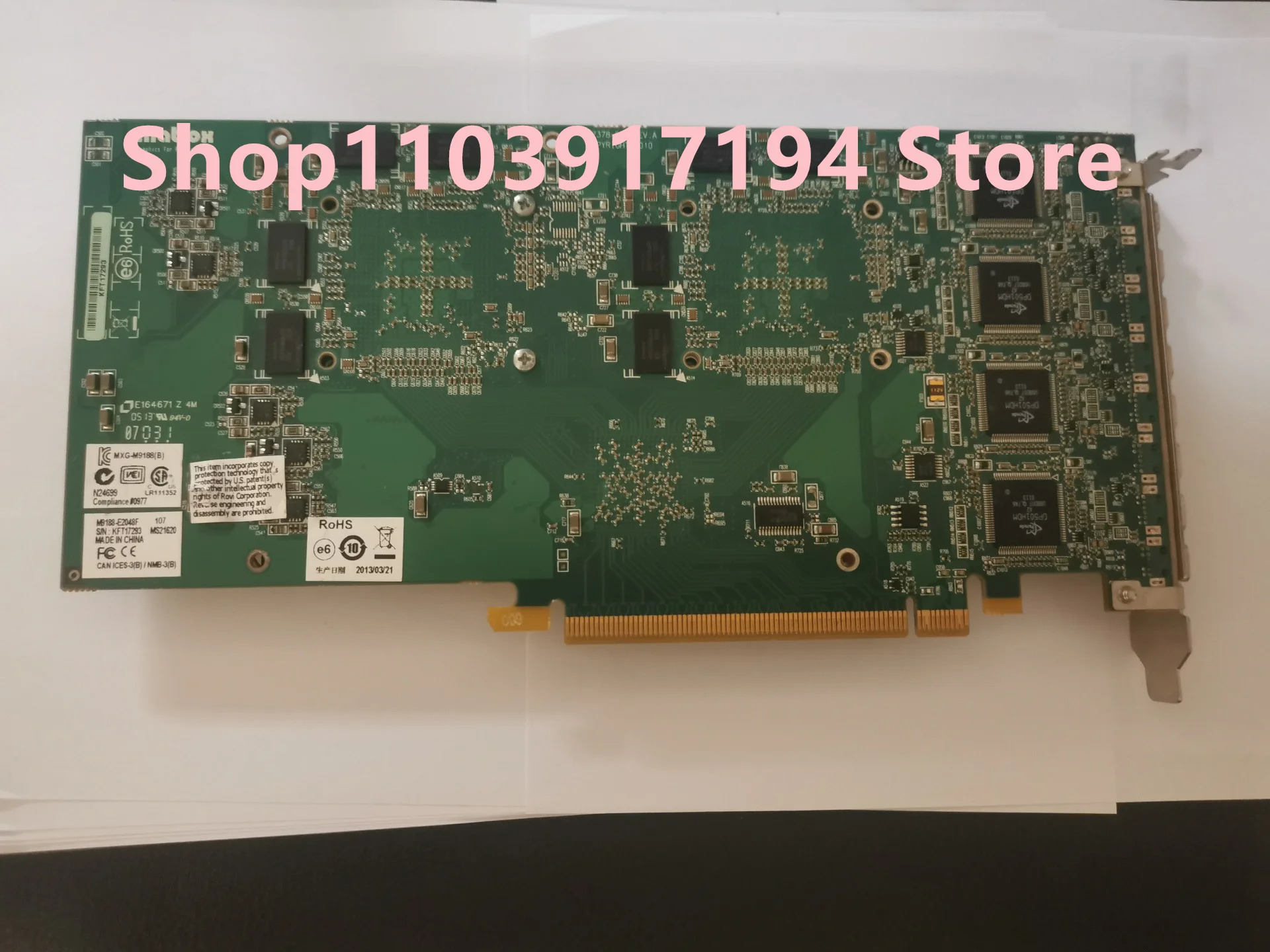 Matrox M9188-E2048F 2G MXG-M9188 프로 멀티 스크린 그래픽 카드 8 디스플레이 출력