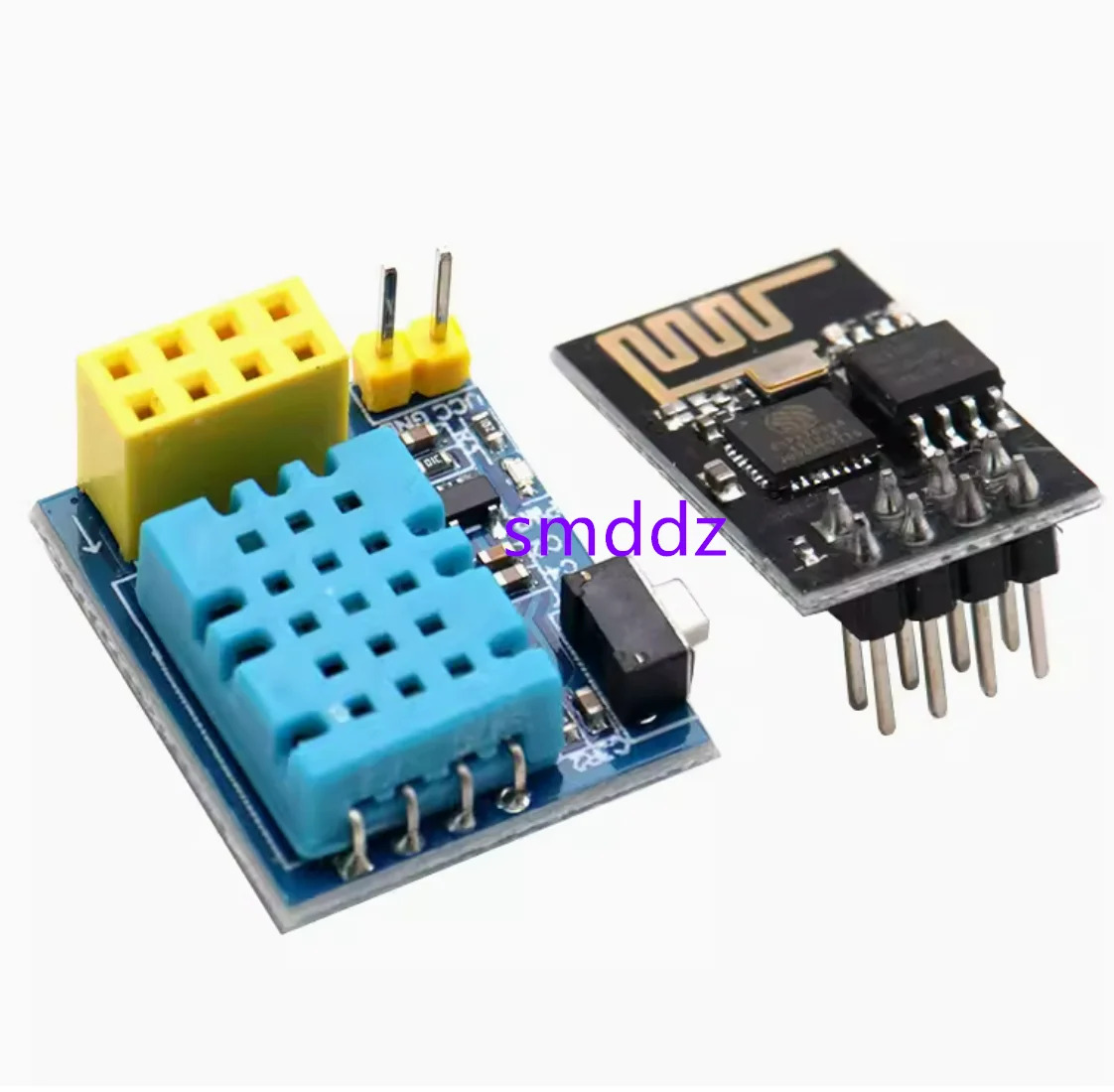 10pcs / ESP8266 온도 습도 WiFi 노드 모듈DHT11ESP-01에는 무선 모듈이 포함되어 있습니다.
