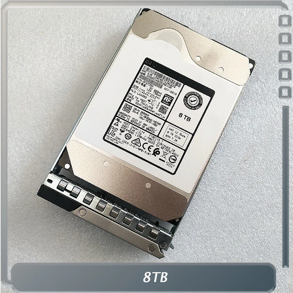 DELL 0KRDKK 12G SAS HUH8TB 721008 AL5200 서버 하드 드라이브 3.5인치