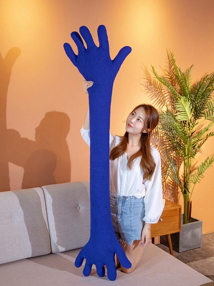 손모양 베개 대형 인형 플러시 선물 봉제 바디필로우 귀여운 핸드 생일 등받이 애착 - 상세 이미지 3