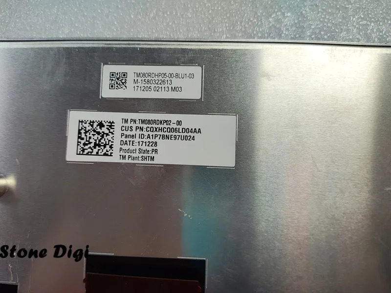 오리지널 TM080RDhp호환05-00-BLU1 LCD 디스플레이 스크린 패널 TM080RDhp호환05 TM080RDKP02 8.0 인치