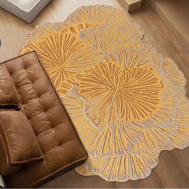 거실 꽃 카페트 모던 거실카펫 북유럽 꽃잎 바닥 매트 A 140X200CM - 상세 이미지 3