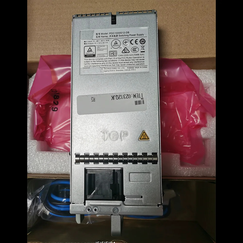 5731/6730 시리즈 스위치Huawei호환 PDC1000S12-DB 1000W DC 전원 모듈기능