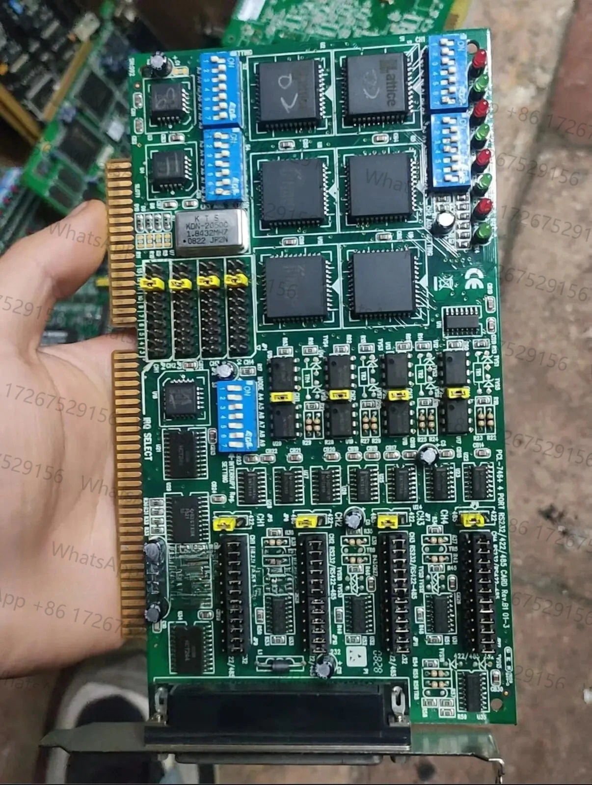 PCL-746 RS-232/RS-422/RS-485 통신 카드  엘