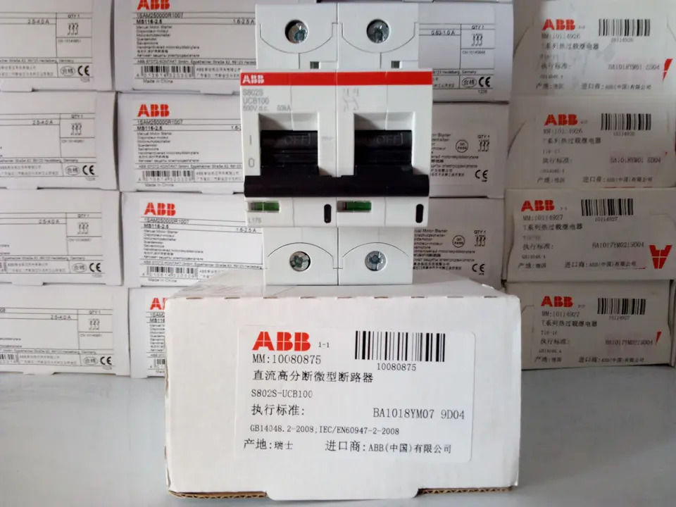 ABB 회로차단기 S802S-UCB100/S802S-UCB125 DC 하이 섹션
