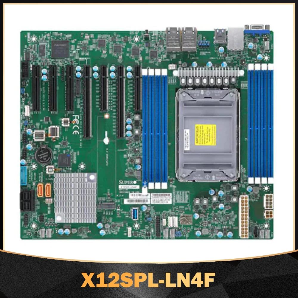 Supermicro 서버 마더보드 LGA-4189 DDR4 M.2 SATA3 Xeon 확장 프로세서X12SPL-LN4F0