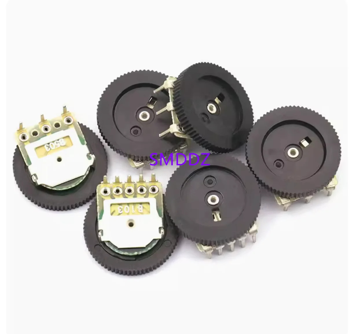 100pcs/단일 다이얼 전위차계 B503 50K/16x1MM 직경 16MM 두께 1MM 3핀 기어