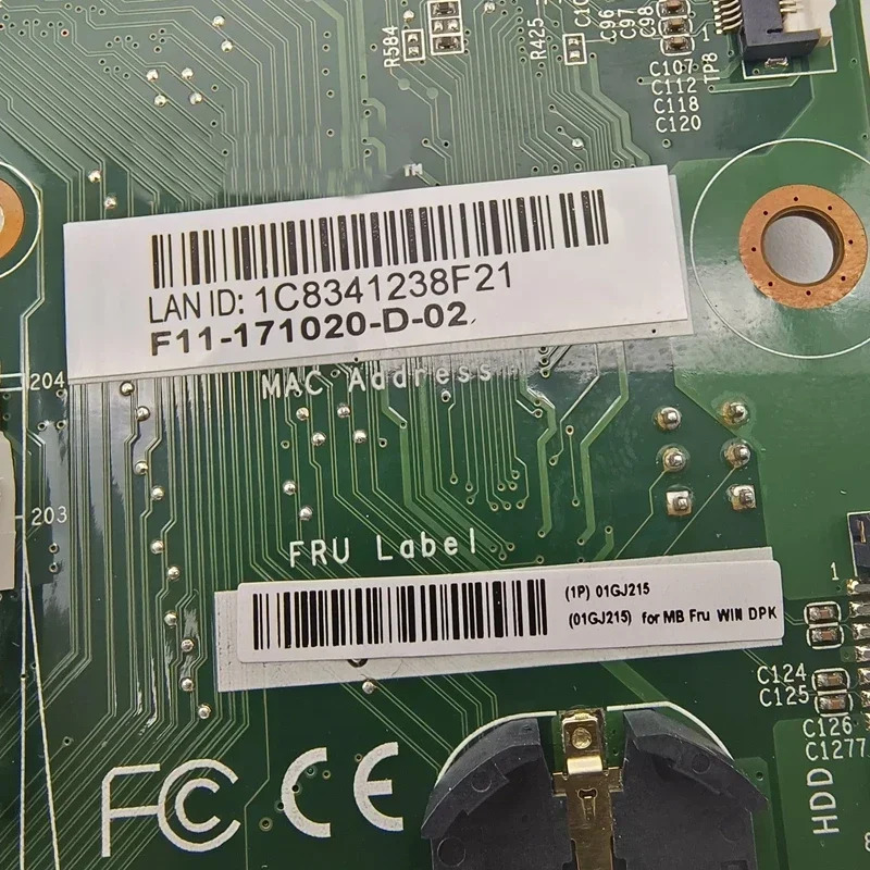 Lenovo호환 IdeaCnetre 310-20IAP AIO 마더보드IAPLSB FRU 01GJ215 J3355 CPU DDR3 메인보드 완전 작동 리퍼