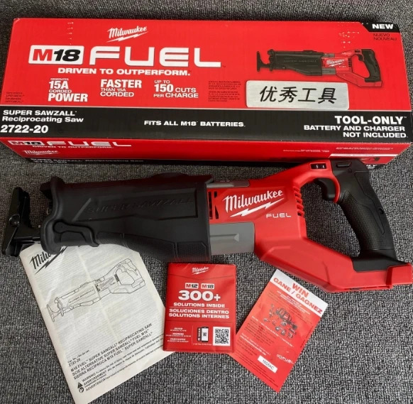 수동 전기 수리 도구 콤보 Kit2722-20 브러시리스 세이버 톱 왕복 M18 신