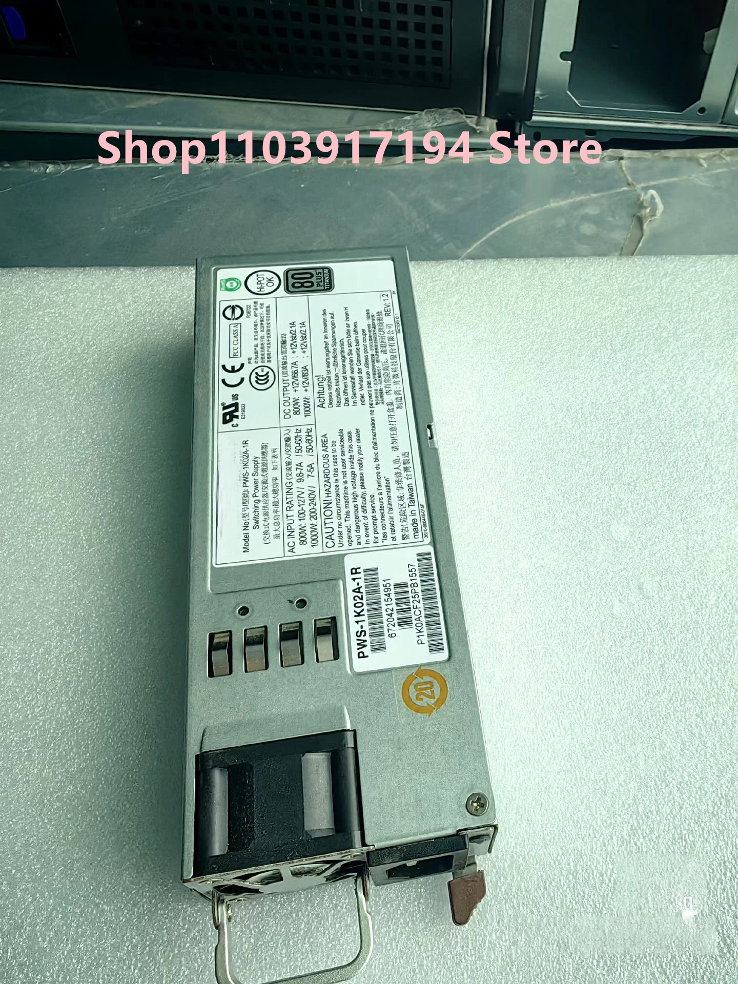 슈퍼마이크로 PWS-1K02A-1R 서버 전원공급장치