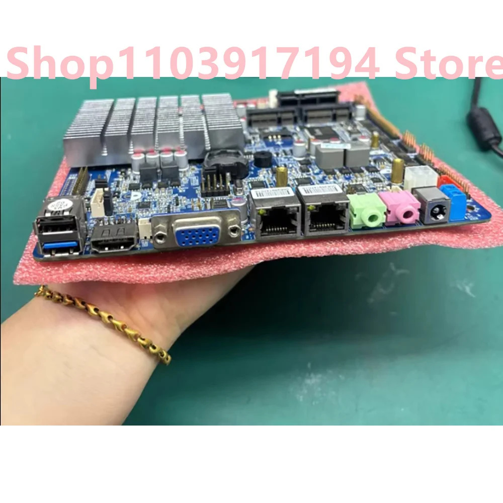 YENTEK ITX-M502L 산업제어 마더보드 듀얼 기가비트 네트워크 포트 J1900MINI-ITX