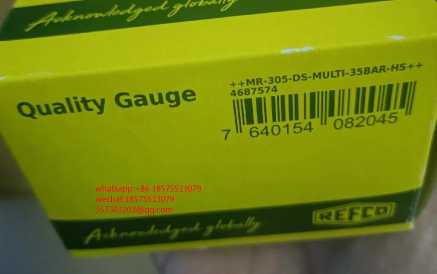 냉매 압력 게이지 REFCO MR-305-DS-multi-35BAR-HS 4687574 오리지널 신