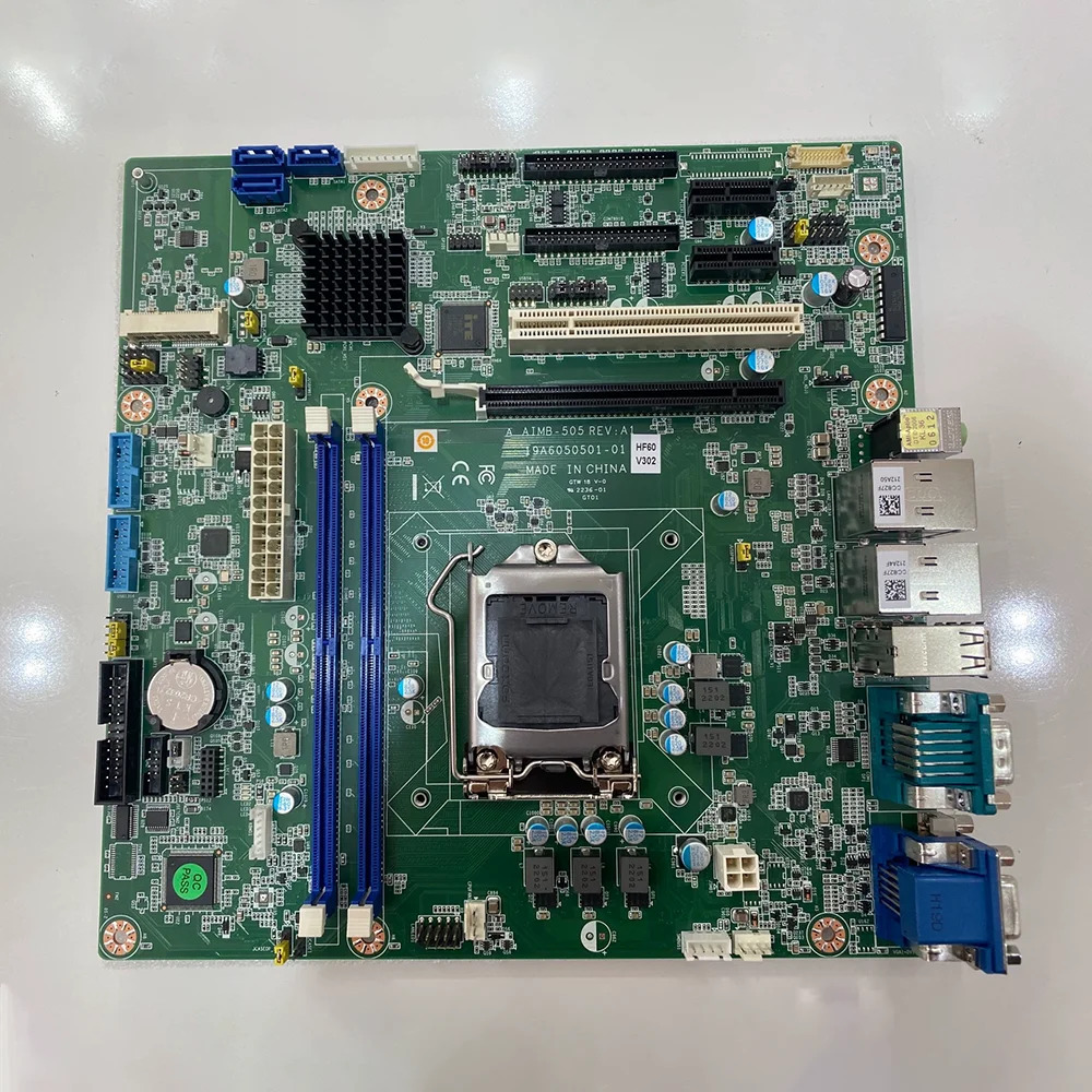 Advantech 산업제어 마더보드AIMB-505 AIMB-505G2-00A1E 듀얼 이더넷 포트 지지대 6 7 CPU직렬