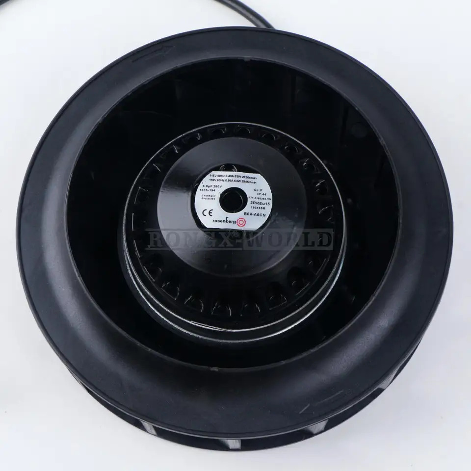 원심 냉각팬 2RREu15 180x 35R 53 W 64W 115V 1x 신