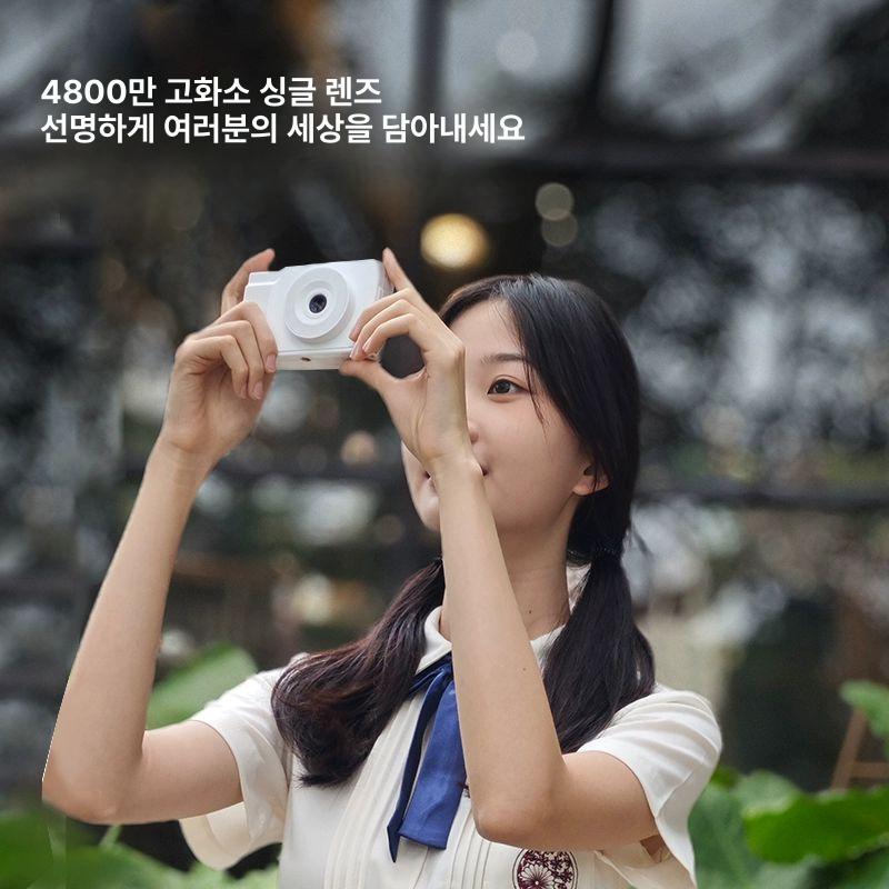 고화질 카메라 플립 소형 레트로 디지털 촬영용 줌 컴팩트 필터 입문용 렌즈 유튜브 - 상세 이미지 4