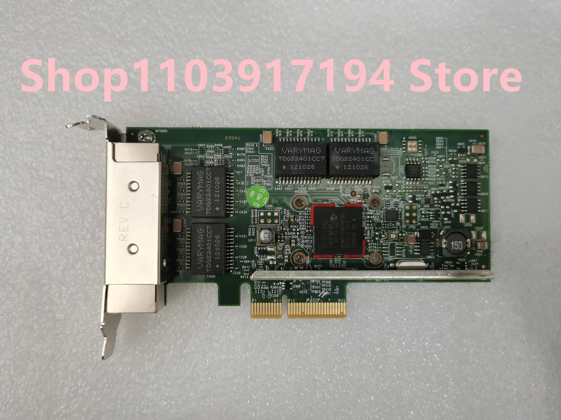 네트워크 어댑터 DELL BCM5719 R730 4 포트 기가비트 카드 0KH08P 0TMGR6