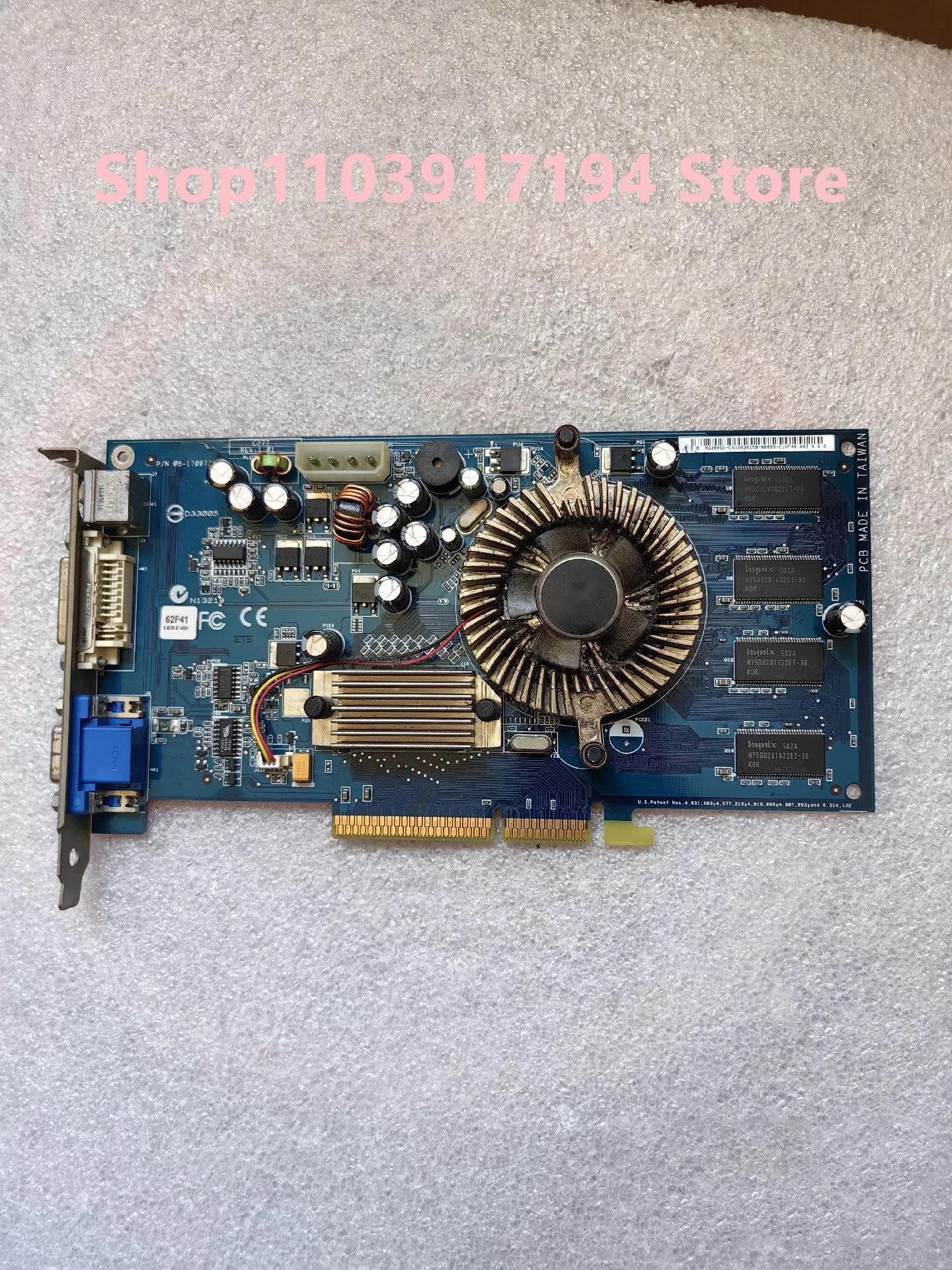 ASUS호환 N6200GS/HTD/128M/A P/N08-170073010 C277 REV 1.01