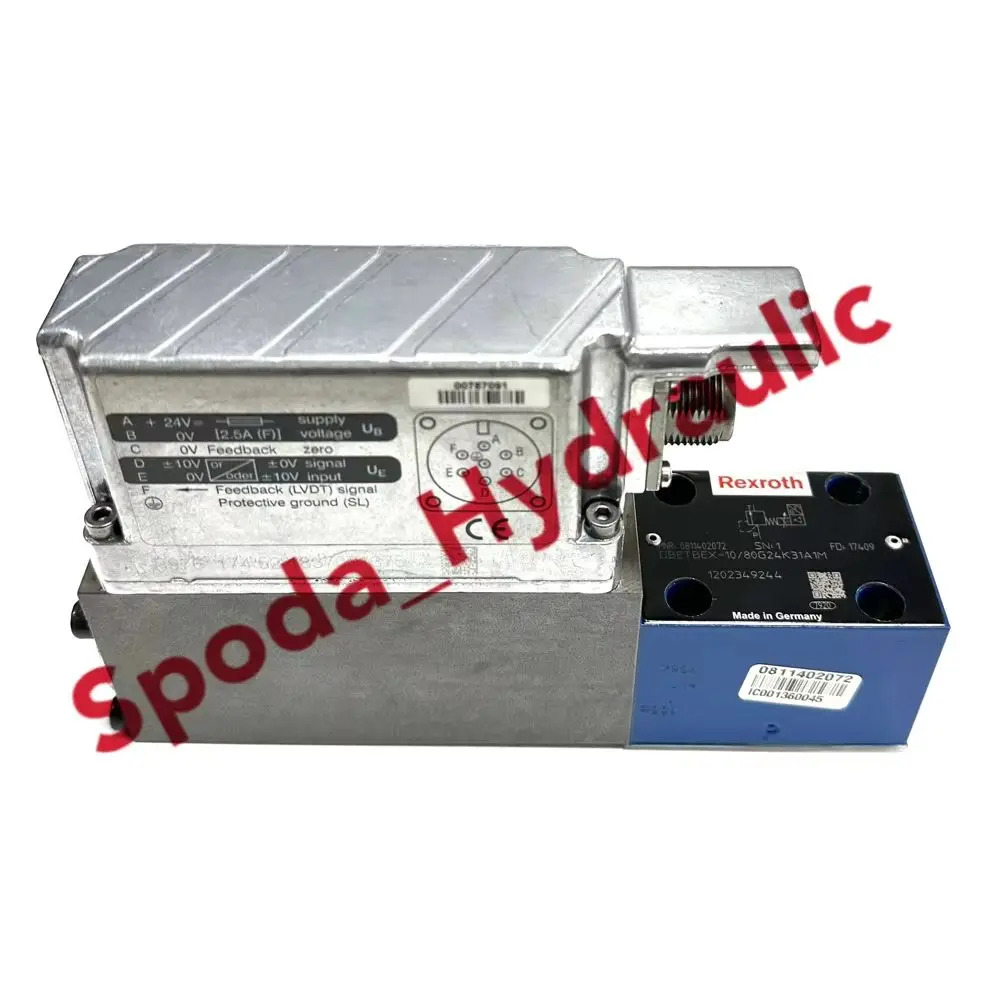 DBETBEX-1X/80G24K31A1M 0811402072  Rexroth 유압 비례 밸브 DBETBEX-10/80G24K31A1M