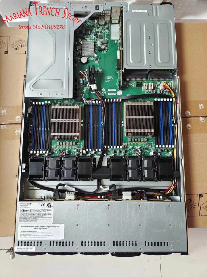 Supermicro 고성능 마더보드X10DRU-i LGA2011 E5-2600 v4/v3 군 DDR4