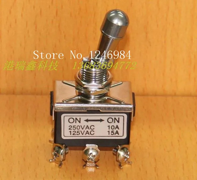 SA 이6 피트 2 트렌치 잠금 토글 스위치 PA706-1 6 핀 ON-ON 오류 방지 래치 넥 델리 웨이 M12 --