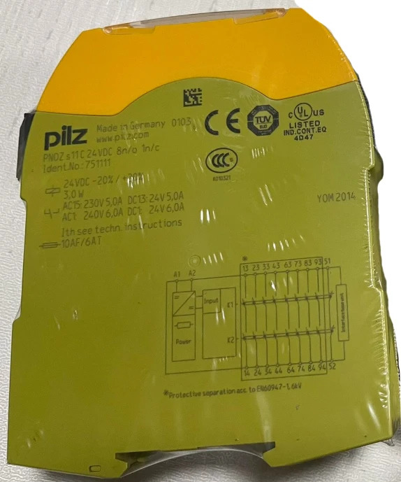 751111 PNOZ s11 24VDC 안전 릴레이 신
