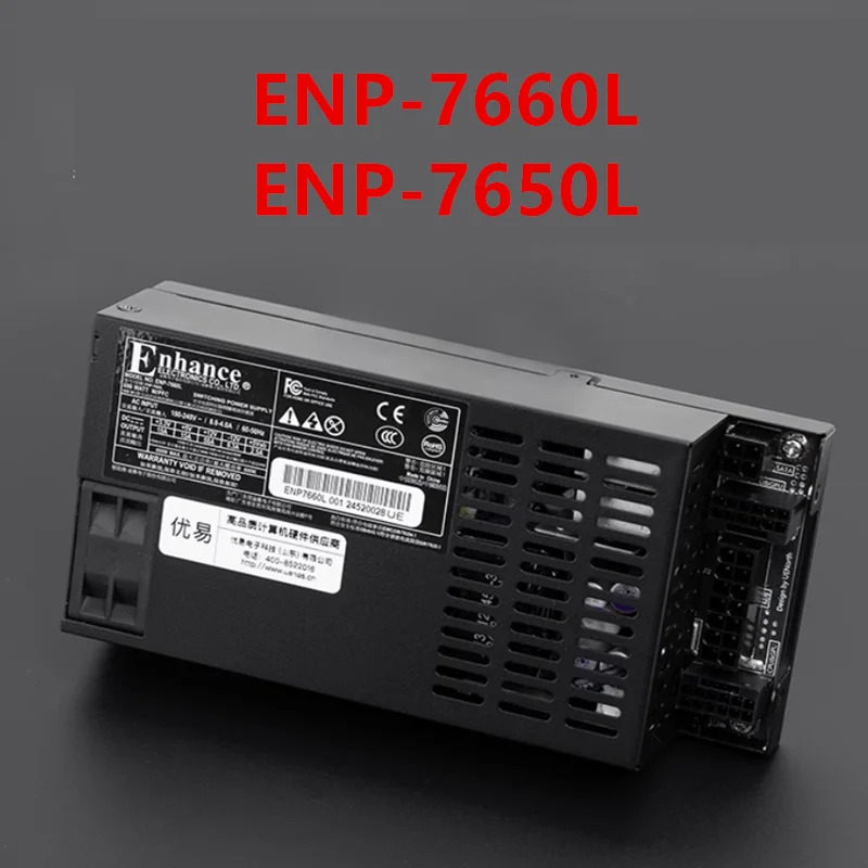 ENHANCE FLEX ITX 소형 1U K39 500W 600W ENP-7660L ENP-7650L ENP 7660L 7650L 새 원본 전원공급장치