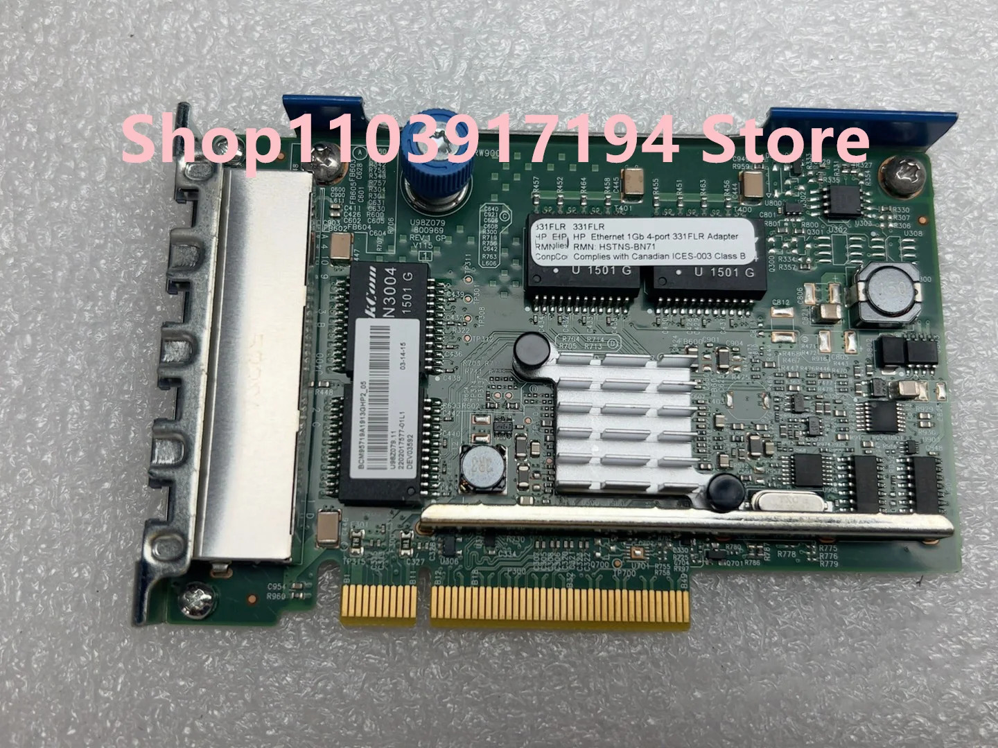 hp호환 331FLR 629133-001 634025-001 4 포트 기가비트 네트워크 카드 BCM95719A1913G