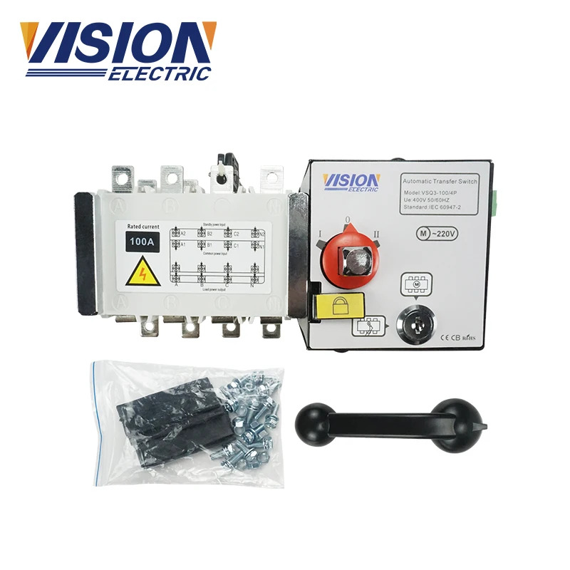공장 ATS 63A 이전원 자동 전송 스위치 생 20A 40A 100A 3P 4P