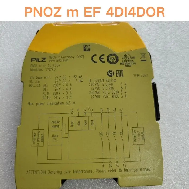 리퍼 OK PNOZ m EF 4DI4DOR 모듈