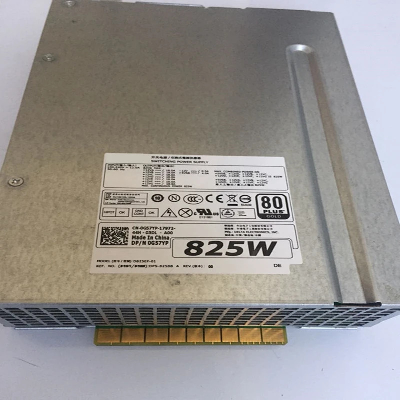 델 T5600 T5610 PSU 전원공급장치 H825EF-01 D825EF-01 D825EF-00 H825EF-00 DR5JD CVMY8 G57YP DPS-825AB A 825W