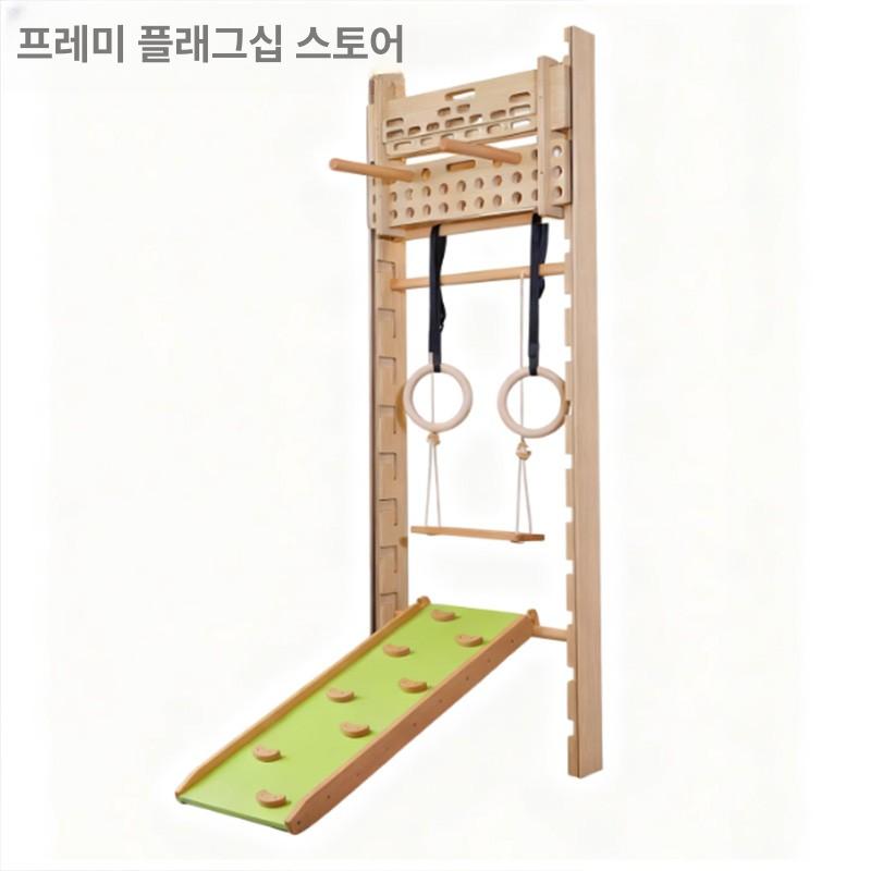 원목 철봉 턱걸이 벽걸이 풀업 플랭크 홈트 홈짐 기본형 필라테스 스탠다드형 버치 - 상세 이미지 2