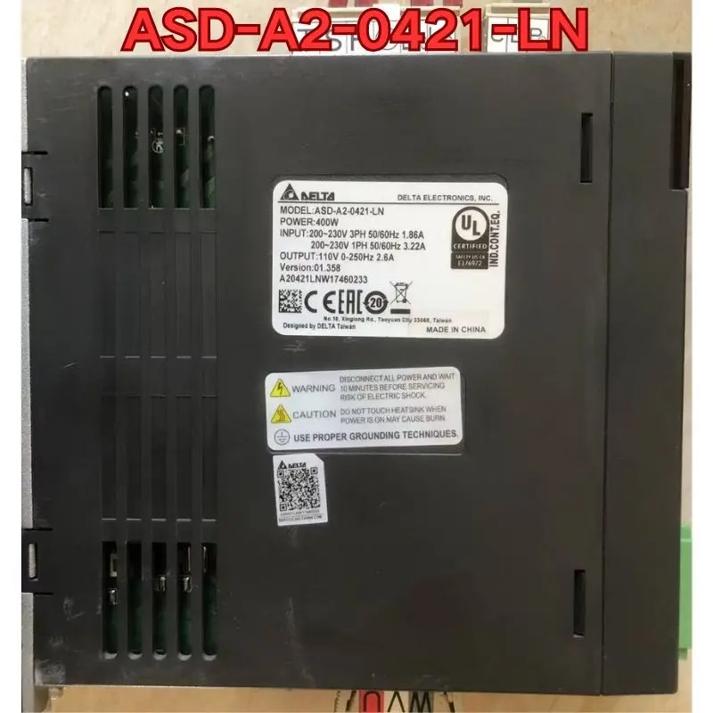 리퍼 서보 드라이브 ASD-A2-0421-LN 머신 완료