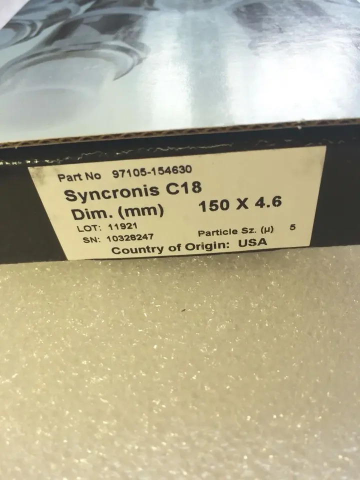 For Thermo LC Column 97105-154630 Syncronis C18 150 X 4.6 Thermoelectric