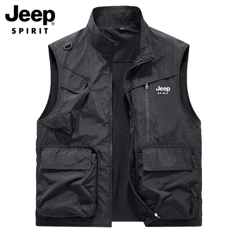 JEEP 낚시 조끼 바다 루어 갯바위 민물 낚시복 - 상세 이미지 3