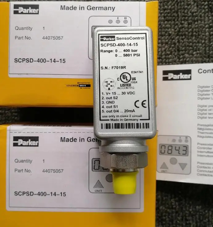 Parker Senso 압력 컨트롤러 SCPSD-250-14-15 SCPSD-400-14-15 SCPSD-100-14-15 SCPSD-600-14-15 SCPSD-016-14-1