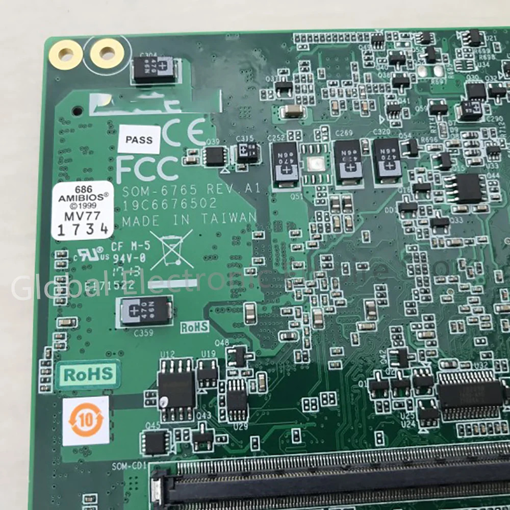 어드밴텍 ETX 마더보드 SOM-6765 REV.A1 SOM-6765N-T01A1E용