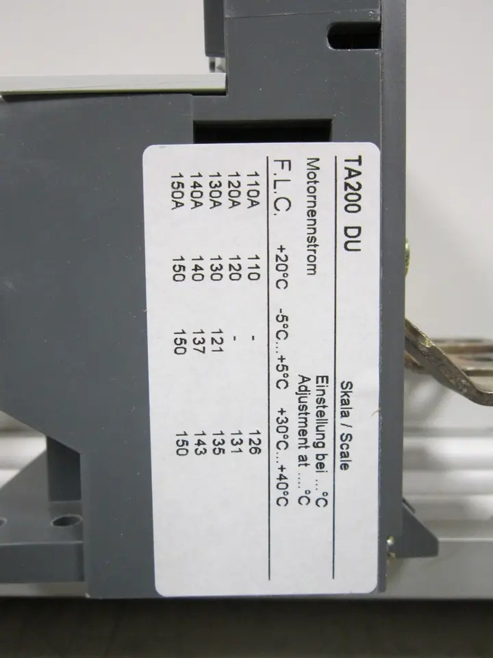 ABB TA 시리즈 열 릴레이 TA200DU-150 110-150A 신