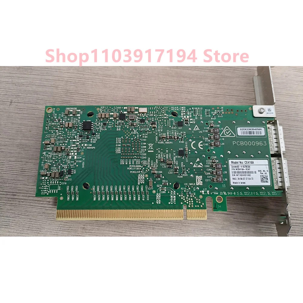 Mellanox 네트워크 카드 MCX416A-BCAT 어댑터 CX416A 2 포트 40G 56G
